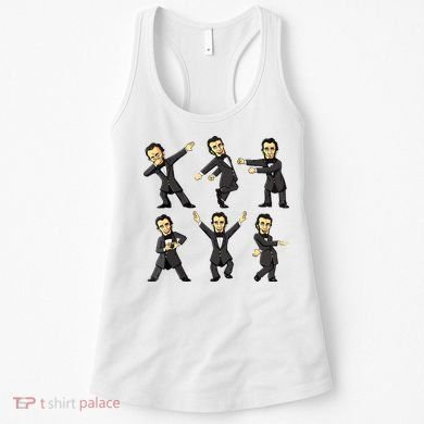 Dancing Abraham Lincoln 4th Of July Women's Tank Top