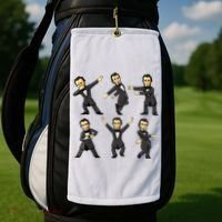Dancing Abraham Lincoln 4th Of July Golf Towel thumb 2