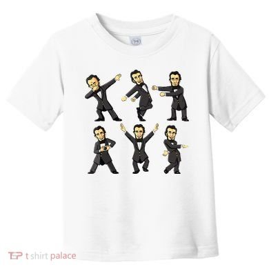 Dancing Abraham Lincoln 4th Of July Toddler T-Shirt