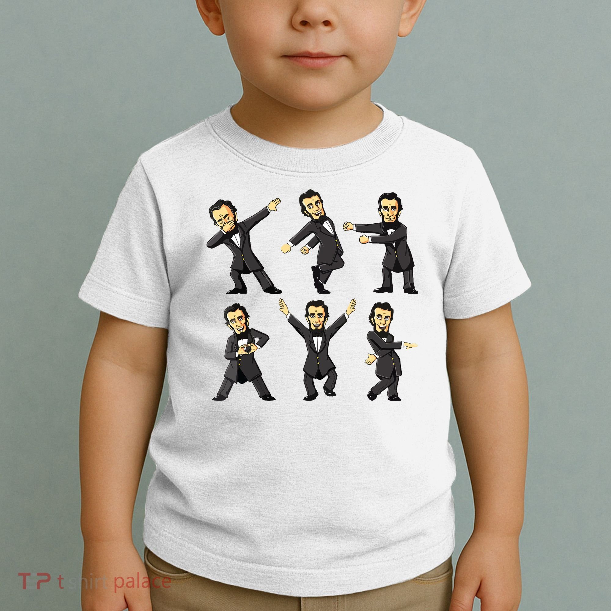 Dancing Abraham Lincoln 4th Of July Toddler T-Shirt