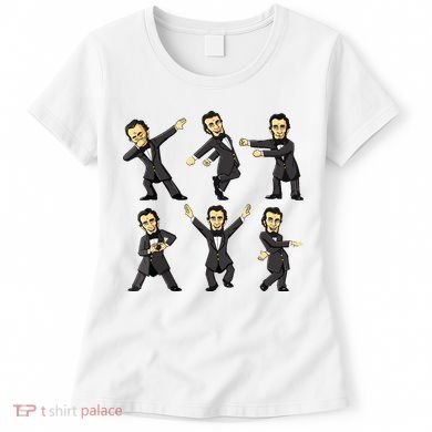Dancing Abraham Lincoln 4th Of July Women's T-Shirt