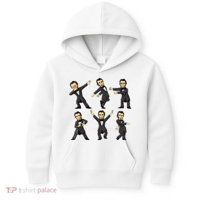 Dancing Abraham Lincoln 4th Of July Kids Hoodie