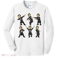Dancing Abraham Lincoln 4th Of July Kids Long Sleeve Shirt thumb 0