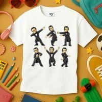 Dancing Abraham Lincoln 4th Of July Kids T-Shirt thumb 3