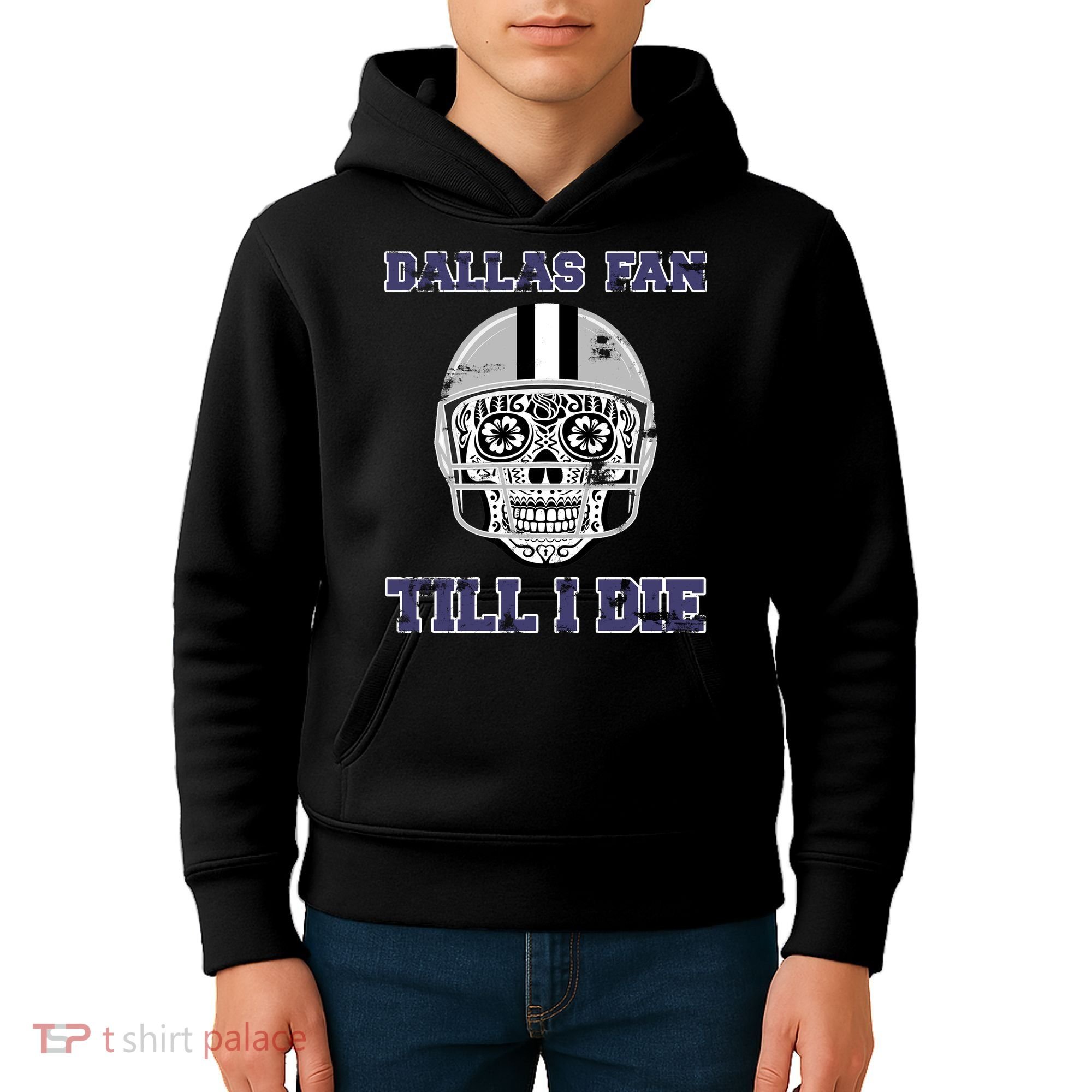 Dallas Fan Till I Die Kids Hoodie