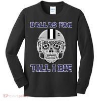 Dallas Fan Till I Die Kids Long Sleeve Shirt thumb 0