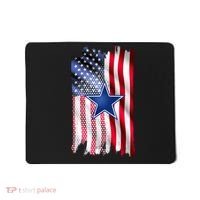 Dallas Football Fan USA American Flag Mousepad thumb 0