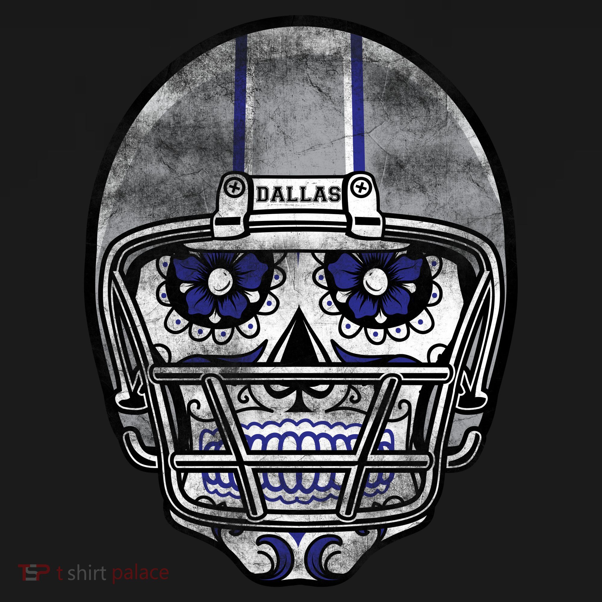 Dallas Football Halloween Skull Backpack