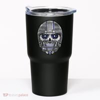 Dallas Football Halloween Skull Tumbler thumb 0