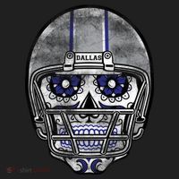 Dallas Football Halloween Skull Tumbler thumb 3