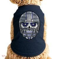 Dallas Football Halloween Skull Doggie Tank thumb 0