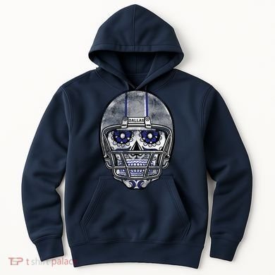 Dallas Football Halloween Skull Hoodie