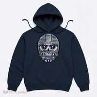 Dallas Football Halloween Skull Hoodie thumb 0