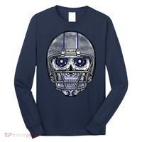 Dallas Football Halloween Skull Long Sleeve Shirt thumb 0