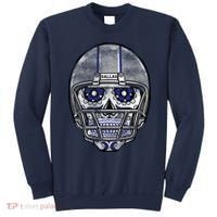 Dallas Football Halloween Skull Sweatshirt thumb 0