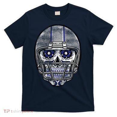 Dallas Football Halloween Skull T-Shirt