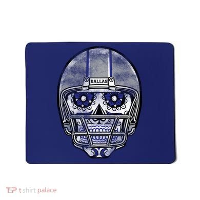 Dallas Football Halloween Skull Mousepad