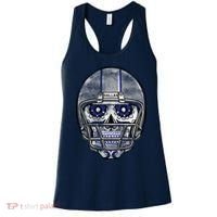Dallas Football Halloween Skull Women's Tank Top thumb 0