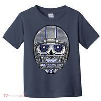 Dallas Football Halloween Skull Toddler T-Shirt thumb 0