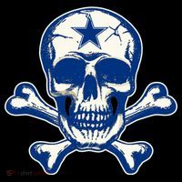 Dallas Skull Crossbones Star Fan Pride Coffee Mug thumb 5
