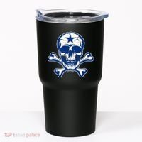 Dallas Skull Crossbones Star Fan Pride Tumbler thumb 0