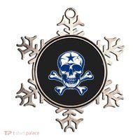 Dallas Skull Crossbones Star Fan Pride Ornament thumb 0
