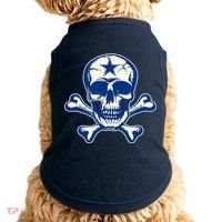 Dallas Skull Crossbones Star Fan Pride Doggie Tank thumb 0