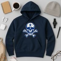 Dallas Skull Crossbones Star Fan Pride Hoodie thumb 3