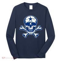 Dallas Skull Crossbones Star Fan Pride Long Sleeve Shirt thumb 0