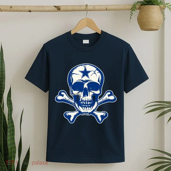 Dallas Skull Crossbones Star Fan Pride T-Shirt