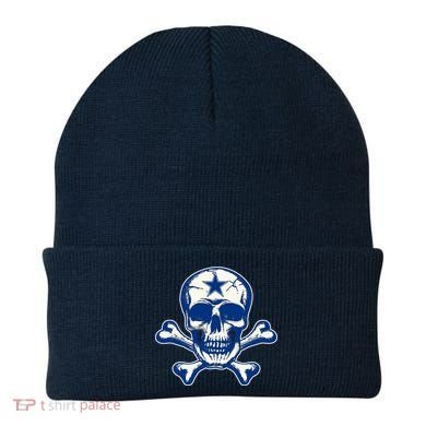 Dallas Skull Crossbones Star Fan Pride Beanie