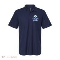Dallas Skull Crossbones Star Fan Pride Polo thumb 0