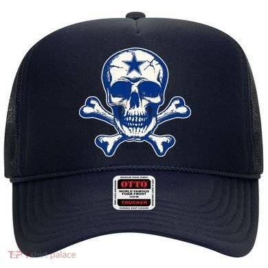 Dallas Skull Crossbones Star Fan Pride Hat