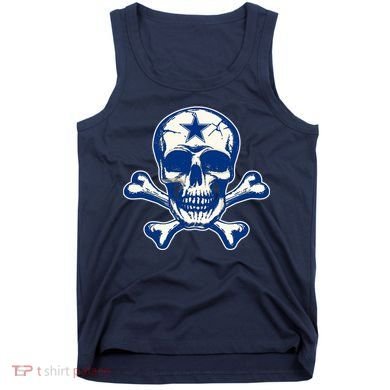 Dallas Skull Crossbones Star Fan Pride Tank Top