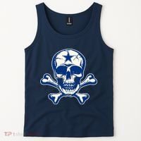 Dallas Skull Crossbones Star Fan Pride Tank Top thumb 2
