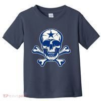 Dallas Skull Crossbones Star Fan Pride Toddler T-Shirt thumb 0
