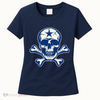 Dallas Skull Crossbones Star Fan Pride Women's T-Shirt thumb 0
