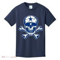 Dallas Skull Crossbones Star Fan Pride Kids T-Shirt thumb 0