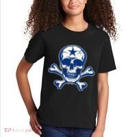 Dallas Skull Crossbones Star Fan Pride Kids T-Shirt thumb 2