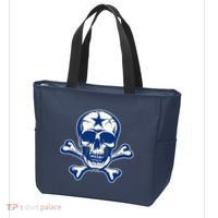 Dallas Skull Crossbones Star Fan Pride Tote Bag thumb 3