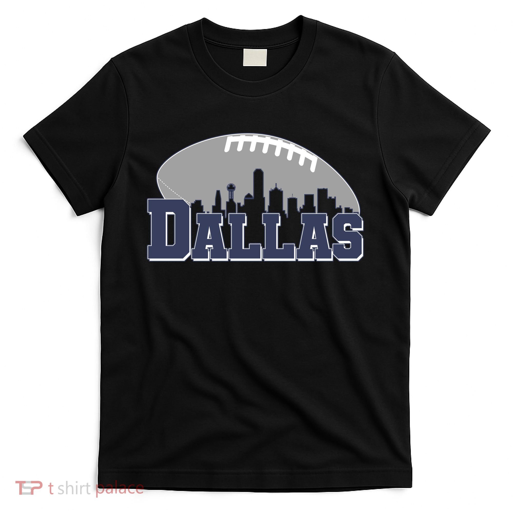 Dallas Texas Skyline City Football Fan T-Shirt