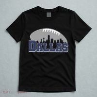 Dallas Texas Skyline City Football Fan T-Shirt thumb 5