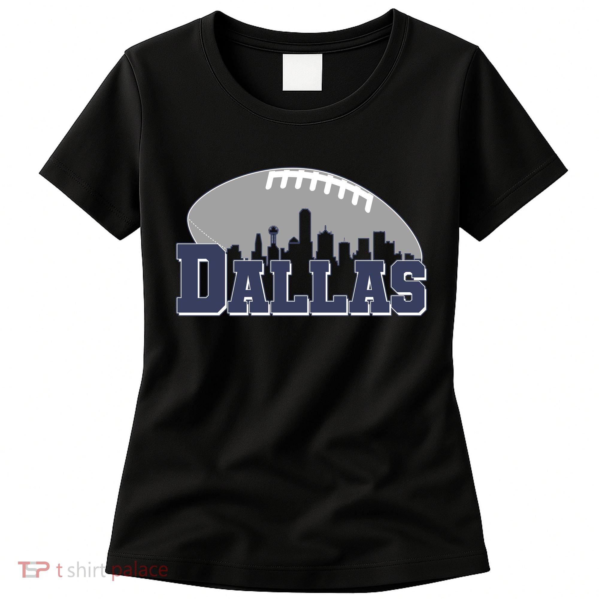 Dallas Texas Skyline City Football Fan Women's T-Shirt