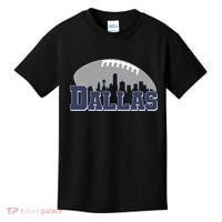 Dallas Texas Skyline City Football Fan Kids T-Shirt thumb 0