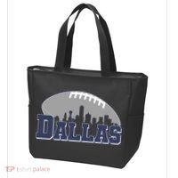 Dallas Texas Skyline City Football Fan Tote Bag thumb 3