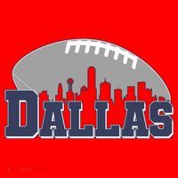 Dallas Texas Skyline City Football Fan Santa Hat thumb 1