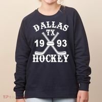 Dallas Texas TX Hockey 1993 Women's Sweatshirt thumb 0