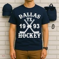 Dallas Texas TX Hockey 1993 T-Shirt thumb 6