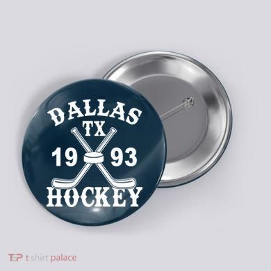 Dallas Texas TX Hockey 1993 Button