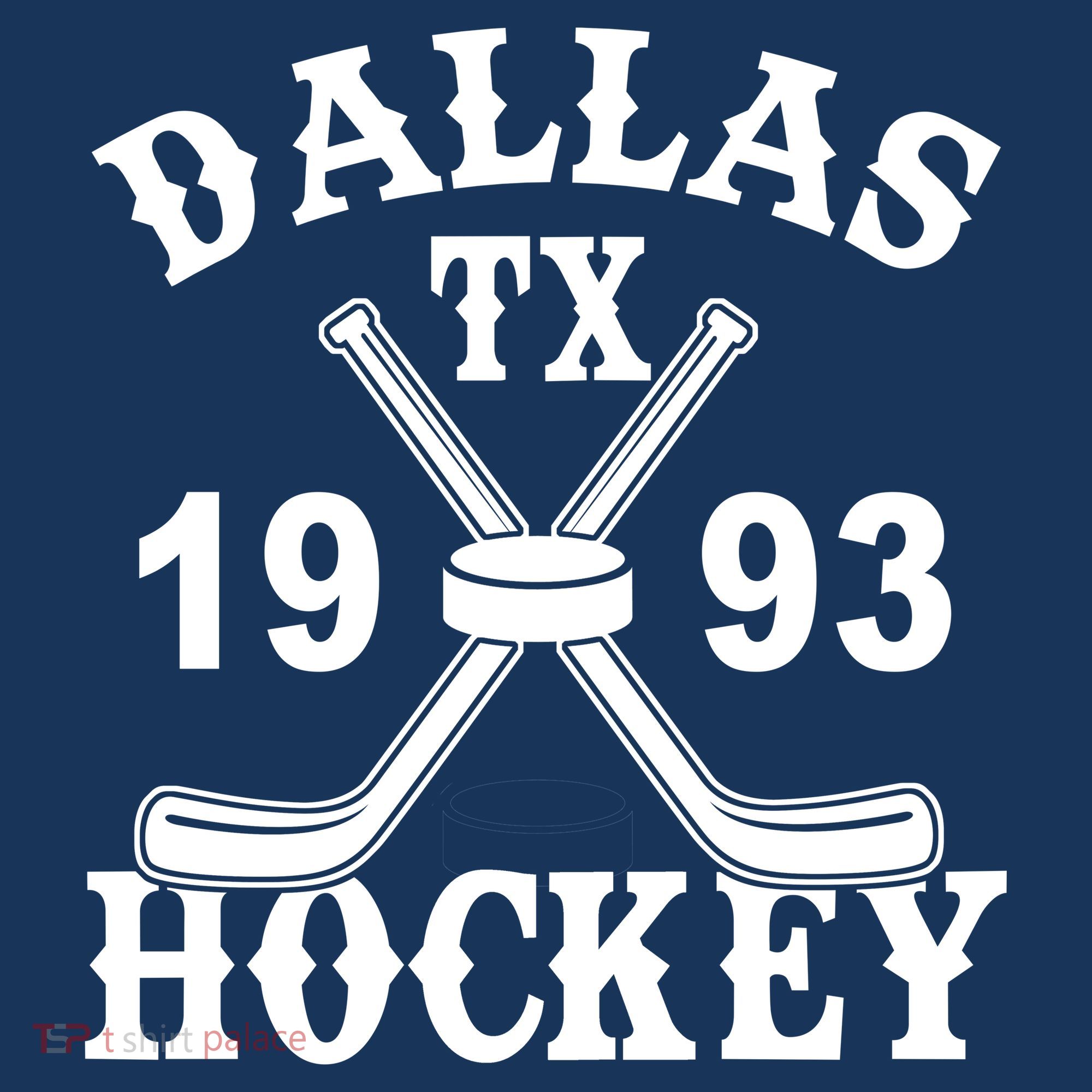 Dallas Texas TX Hockey 1993 Women's Hoodie